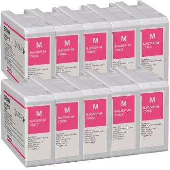 Epson D6000/D6500 Tintenkartuschen Magenta 10er Set